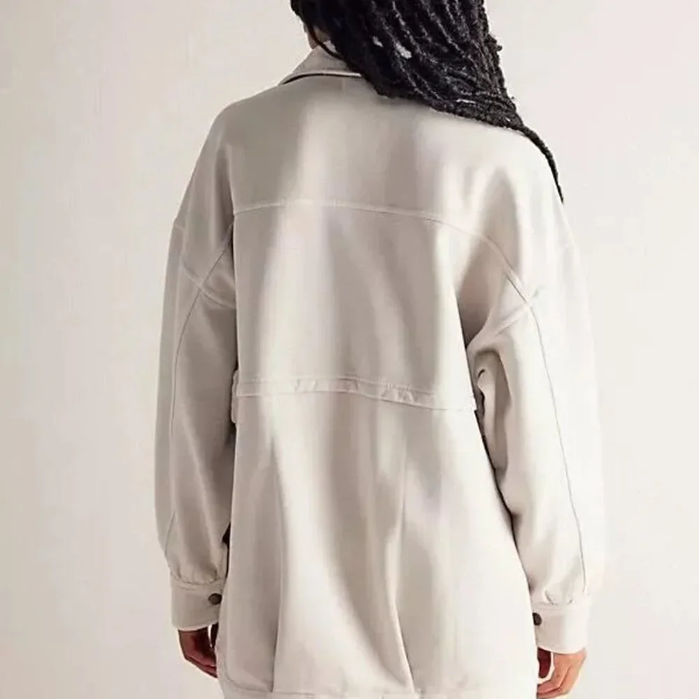 016  We The Free Dawson Chore Sweatshirt Shacket Nimbus Cloud NWOT Size X Large - Picture 2 of 8